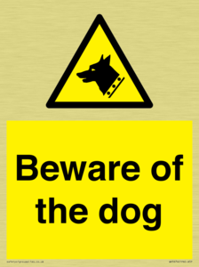 Beware of the dog